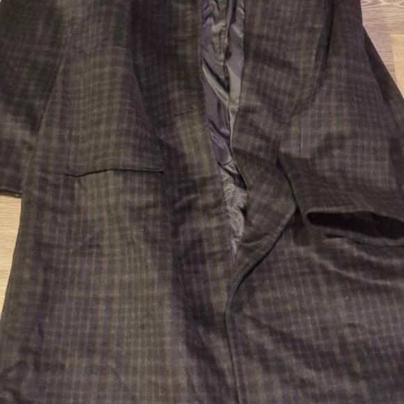 Disturbia jackdaw check wool blend duster coat size 10 new - Picture 7 of 9